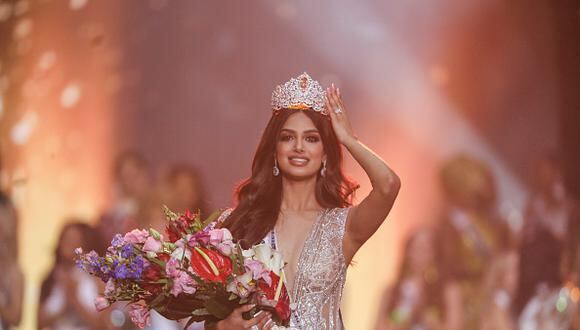 Harnaaz Sandhu, representante de India, es la nueva Miss Universo 2021. (Foto: Getty Images)