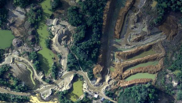 Las imágenes fueron captadas en el espacio aéreo de las provincias de Tambopata y Manu principalmente. (Foto: FAP)
