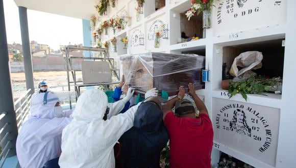 Según la Sala Situacional del Minsa actualizado al 18 de mayo, en Arequipa han fallecido 2.717 a consecuencia del COVID-19. Foto referencial: archivo de AFP/  José Sotomayor Jiménez