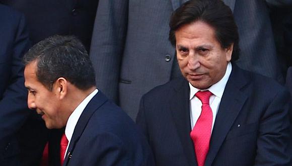 Ollanta Humala le da la espalda a su antiguo aliado Alejandro Toledo. (Rafael Cornejo)