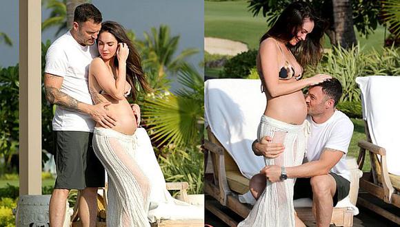 Embarazo se confirmó en junio pasado con estas fotos. (ADHI/AKM-GSI-US Magazine)