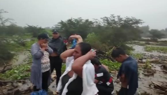 Familia aislada Distrito de San Juan de Bigote (Foto:Captura de Video)