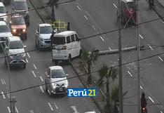 Miraflores: Reportan accidente de tránsito a la altura de la bajada Armendáriz