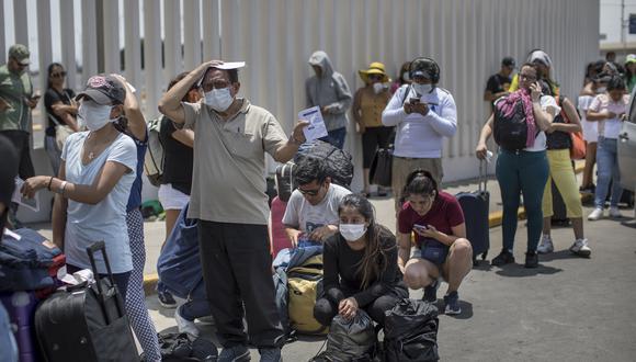 Pasajeros varados en el extranjero podrán volver a través de vuelos humanitarios. (Foto: Anthony Niño de Guzmán).