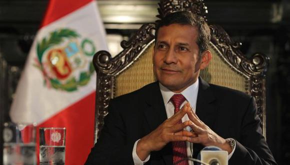 Ollanta Humala brindo una entrevista a CNN. (EFE)