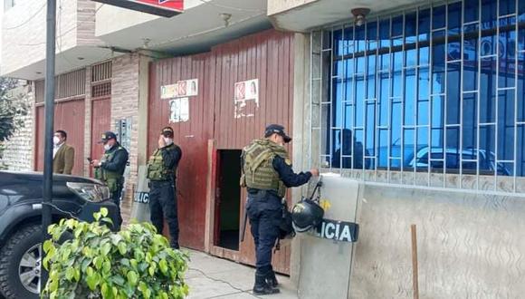 La Policía y la Fiscalía allanó 19 viviendas en la región La Libertad. (Foto: Ministerio Público)