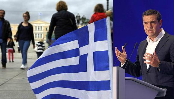 El primer ministro de Grecia afirmó que la economía de su país está estabilizada y tiene el potencial de lograr un espacio fiscal de 3,500 millones de euros al 2022. (Fotos: AP/EFE)