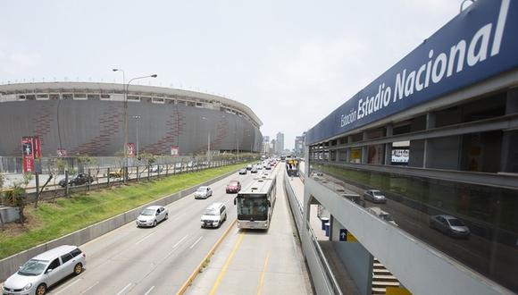 Esta es la vía exclusiva de los buses del Metropolitano y está prohibido la circulación de vehículos particulares. (Municipalidad de Lima)