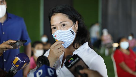 Keiko Fujimori pidió que el Gobierno reabra la Semana Santa y dé marcha atrás a la cuarentena dispuesta para evitar más contagios de COVID-19. (Foto: César Bueno / GEC)