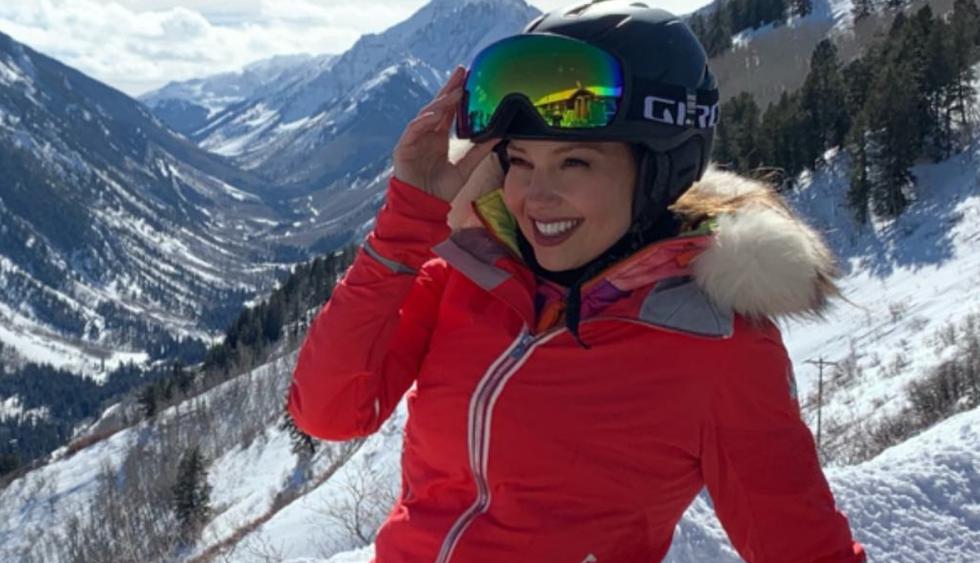 Thalía vuelve a esquiar luego de accidentarse hace 13 años en Estados Unidos (Foto: Instagram)