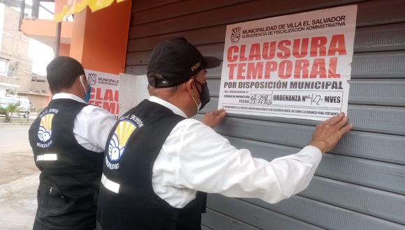 Municipio de Villa El Salvador dispuso el cierre inmediato de panaderias. (Difusión)