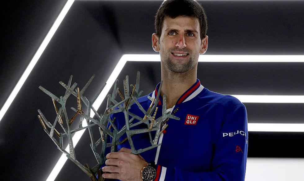 Novak Djokovic venció a Andy Murray y ganó el Masters de París por tercer año consecutivo. (USI)