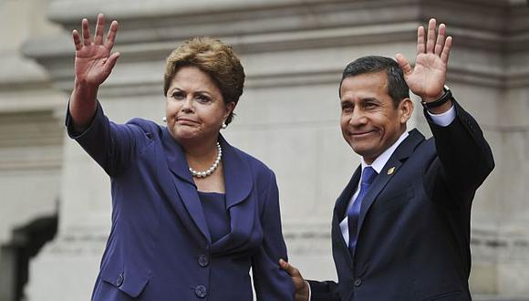 Brasil 2014: Dilma Rousseff invita a Ollanta Humala a la inauguración. (AFP)