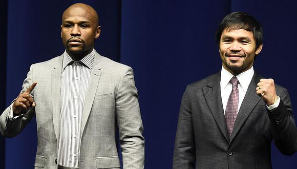 El ganador de la pelea entre Floyd Mayweather y Manny Pacquiao recibirá un cinturón de esmeraldas. (AFP)