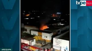 Arequipa: Globo de los deseos provoca incendio en hospital de Camaná