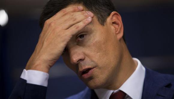 Pedro Sánchez renunció a la Secretaria General del Partido Socialista. (AP)