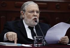 Ernesto Blume: “No he ordenado el proyecto de admisión” de la demanda competencial del Congreso