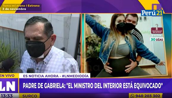 Desmintió que su hija llevara un falso embarazo tras las declaraciones brindadas por el ministro Huerta.