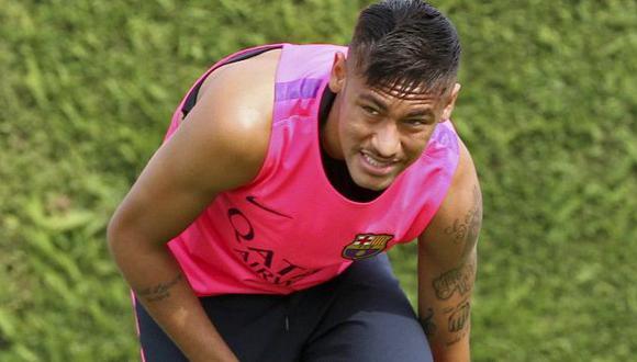 Neymar anotó el lunes en un amistoso contra León de México. (EFE)