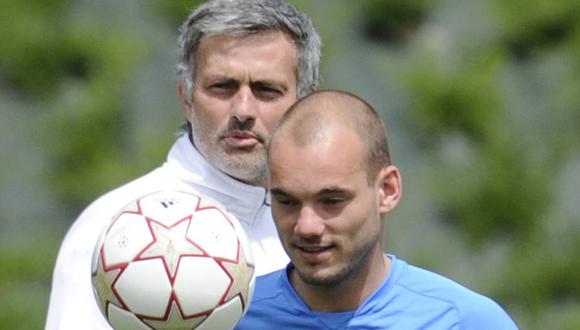 Las confesiones de Wesley Sneijder y los permisos de José Mourinho en el Inter de Milán. (Foto: AFP)