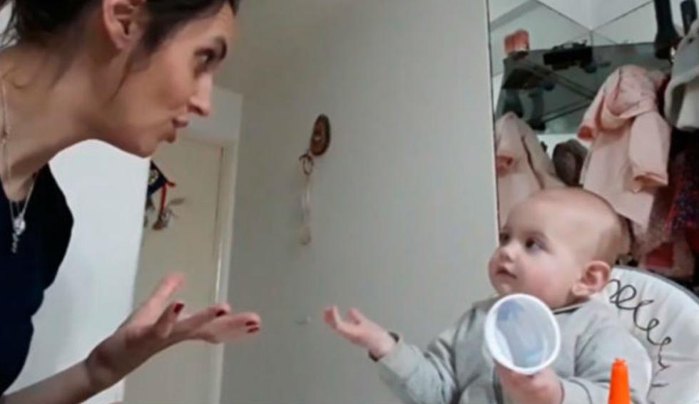 En este video de Facebook podrás ver una escena demasiado genial de una discusión entre la madre y una pequeña de solo 10 meses de edad. (Foto: Facebook)