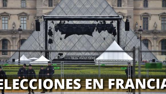 Elecciones en Francia: Explanada del Louvre evacuada tras alerta de seguridad. (AFP)