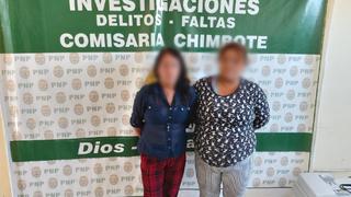 Mujeres utilizaban a bebé en coche para robar en supermercado en Chimbote
