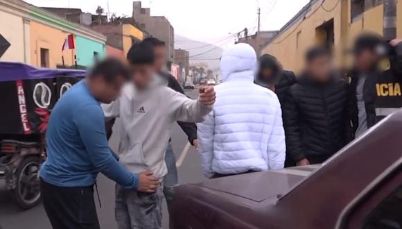 La banda delincuencial fue detenida en el cruce de los jirones Manuel Pardo y Desaguadero. (Municipalidad de Lima)