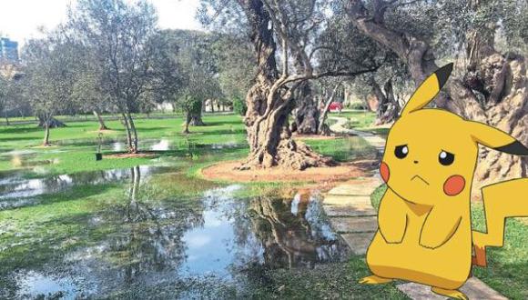 Le dicen no. San Isidro no permitirá evento masivo para jugar Pokémon Go en El Olivar. (Composición)