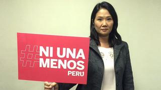 Keiko Fujimori se une a campaña ‘Ni Una Menos’ con este mensaje