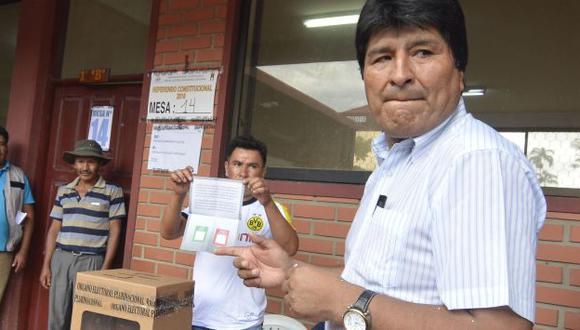 Bolivia: Se amplía ventaja en las urnas en rechazo a cuarto mandato de Evo Morales. (EFE)