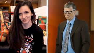 Bill Gates envía un paquete de 36 kilos lleno de regalos a su amiga secreta | VIDEO