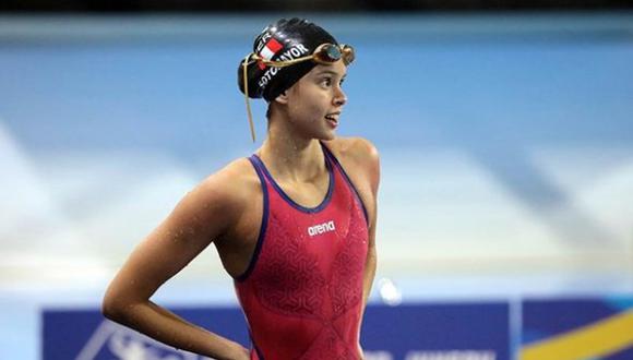 La deportista nacional se subió al podio en natación de los Juegos Suramericanos. Foto: IG Alexia Sotomayor.