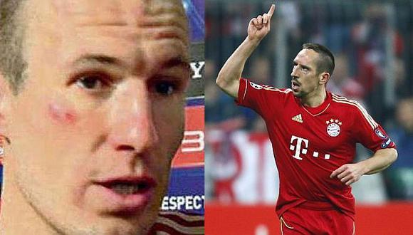 La pelea se habría originado porque Robben no dejó que Ribéry pateara un tiro libre. (Internet/Reuters)