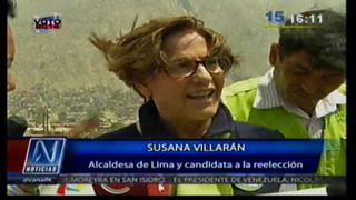 Susana Villarán: “Hacemos obra y no robamos”
