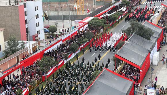 La Gran Parada Militar no se realizará este año en la avenida Brasil, sino en el Cuartel General del Ejército en San Borja. (Foto: Andina)