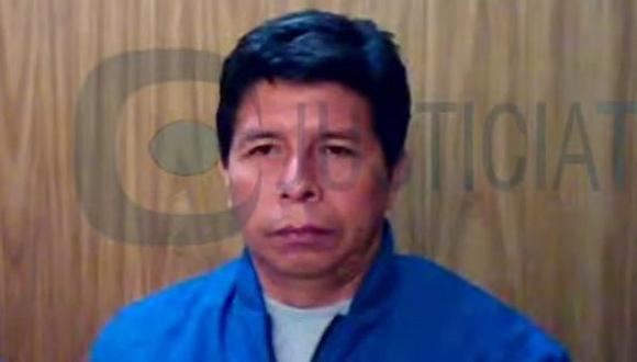 Pedro Castillo afronta una detención preliminar por 7 días por flagrancia. (Foto: Justicia TV)