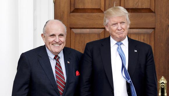 Rudy Giuliani es el abogado personal de Donald Trump. Estuvo involucrado en la trama ucraniana y ahora sigue señalando que hubo fraude en las elecciones de noviembre. (EFE)