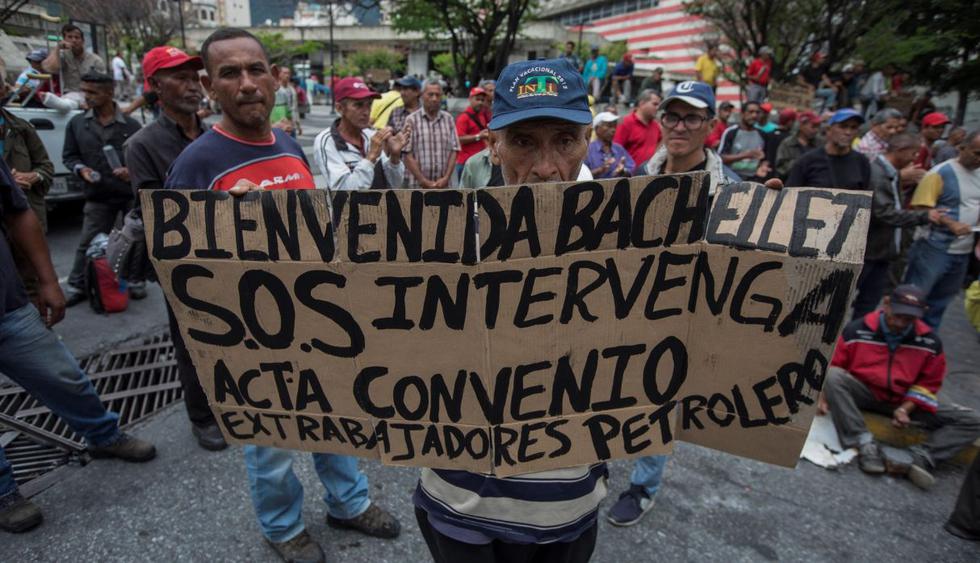 Michelle Bachelet llega a una Venezuela azotada por una grave crisis. (Foto: EFE)