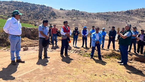 Los participantes realizaron visitas de campo al distrito de San Andrés de Tupicocha. Foto: Agro Rural