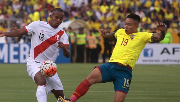 La última vez que jugaron, la Selección Peruana venció 2-1 en Quito (Foto: AFP).