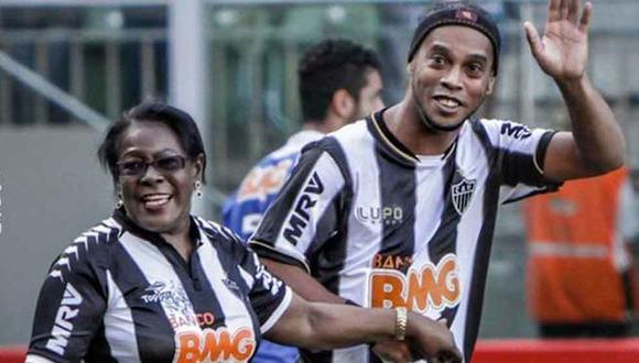 Falleció la madre de Ronaldinho Gaúcho víctima del coronavirus. (Foto: Atlético Mineiro)