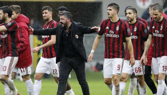 AC Milan clasificó a la fase de grupos de la Europa League (Foto: AP).