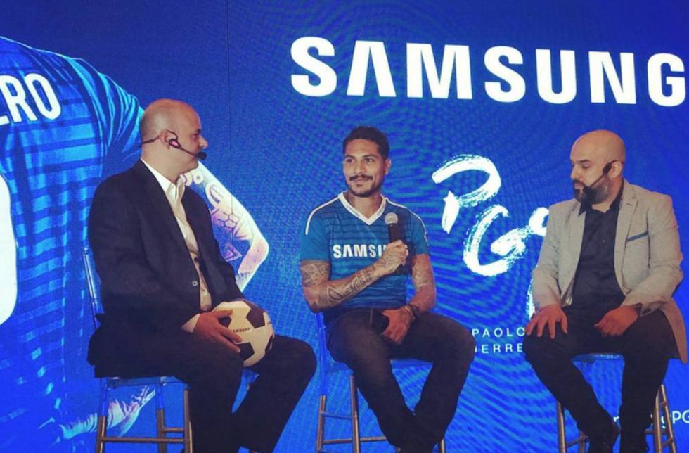 Paolo Guerrero fue anunciado como imagen de la internacional Samsung en Perú. (Instagram @guerrero9)