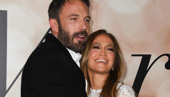 Ben Affleck y Jennifer Lopez.  (Foto: VALERIE MACON / AFP)