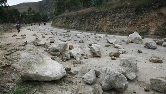 Al menos 100 manifestantes bloquearon la carretera de Bellavista, en Cajamarca. (Foto referencial: USI)