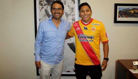 Raúl Ruidíaz firmó por una temporada con el club mexicano. (Morelia)