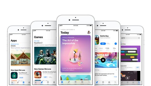 La sección se encuentra en la pestaña Apps del App Store, que funciona con dispositivos con el sistema operativo iOS. (Getty Images)