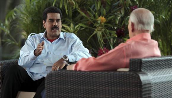 Maduro fue entrevistado por José Vicente Rangel. (Reuters)
