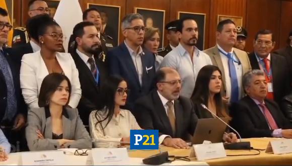 Asamblea Nacional se pronuncia ante crisis en Ecuador. (Foto: Twitter)